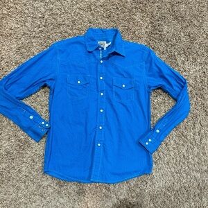 Cinch pearl snap rodeo shirt size large 12 kids
